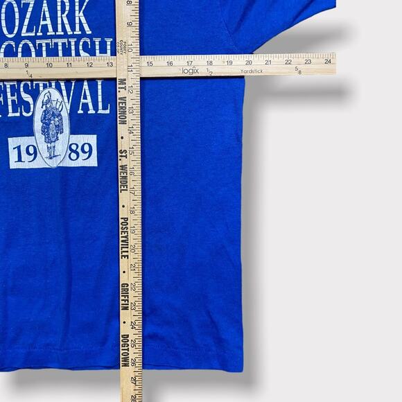 1989 Arkansas Ozark Scottish Festival single stitching Medium - Picture 3 of 6